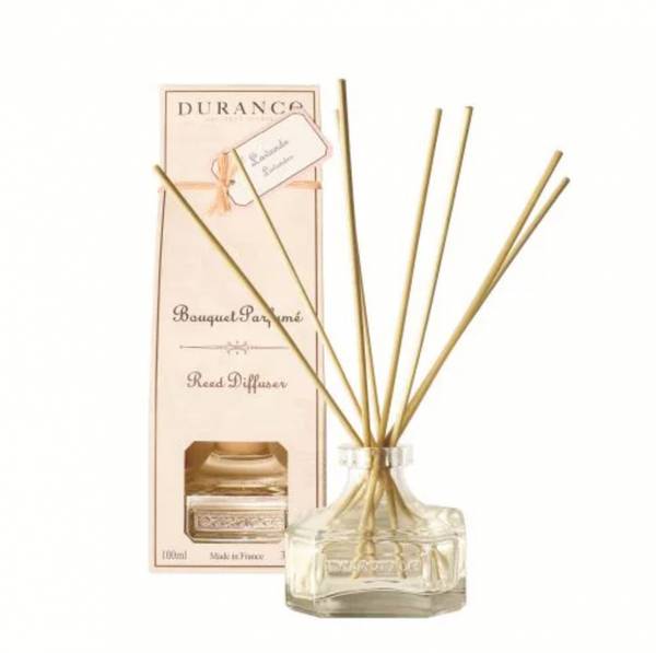 Durance duftpinner i glasskrukke, 100ml, lavendel